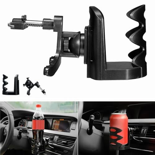 Portavasos para aire acondicionado de auto clip-on miniatura 4
