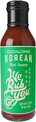 We Rub You Korean Gochujang Sweet & Spicy Chili Pepper Sauce 15 OZ, ( Pack - 1)