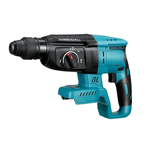 TEMSOOM Drillpro 4-Funktions-bürstenloser kabelloser elektrischer Bohrhammer, wiederaufladbarer Hammer, 26 mm…