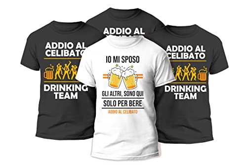 Set Magliette Addio al Celibato - Io Mi Sposo gli