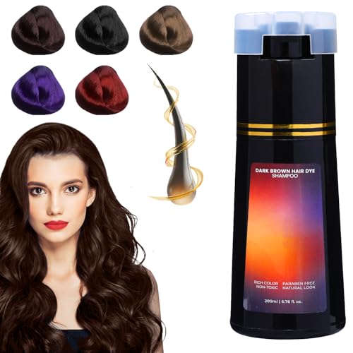 Polar Hair Dye Shampoo Dark Brown