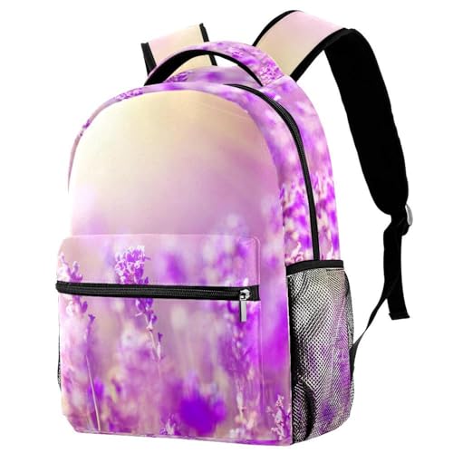 Sac à dos de voyage pour ordinateur portable multicolore et sac à dos mignon de lycée