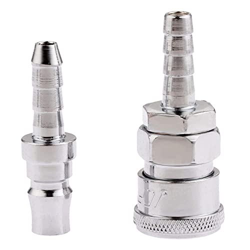 Image of (QRC) Pneumatic Fittings Quick Release Coupler for Air Line Hose Compressor Connector (SH20 + PH20)