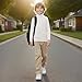 QBK Boys Turtleneck Long Sleeve Thermal Turtle Neck Sweater for Kids 4T-16 Years Soft Warm Under Shirts (White, 14Years)