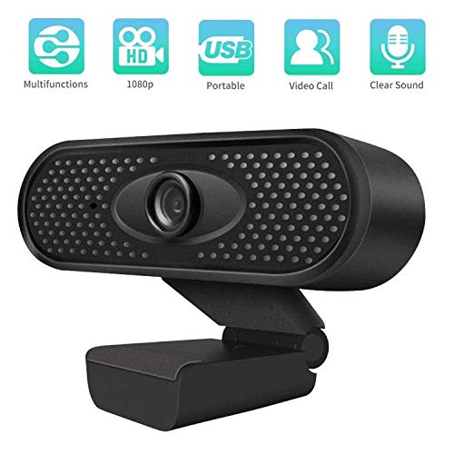 Webcam with Microphone, Computer Camera HD 1080P Streaming Web Camera USB PC Webcam