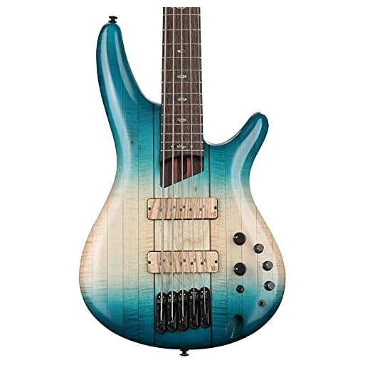 Ibanez Premium SR5CMLTD Bass Guitar - Caribbean Islet Low Gloss