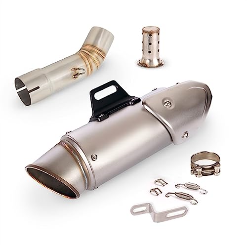 Auspuffanlage Für Yamaha FZ8 FZ8N Slip On 51 Mm Motorrad-Schalldämpfer-Endrohr Edelstahl-Mittelverbindungsrohr Mit DB-Killer