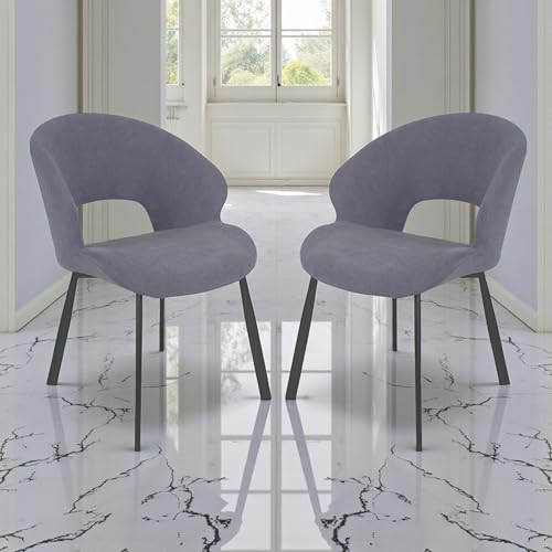 Image of The Attic Quarto Stone 6 Seater Dining Set,Steel Grey,Rose Gold, Gun Metal & Cream,160Cms