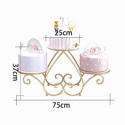 Présentoir européen Dobos Torte blanc pour décoration chic - 3