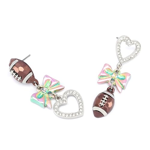 Betsey Johnson Women's Kick Off Football Mismatch Earrings3