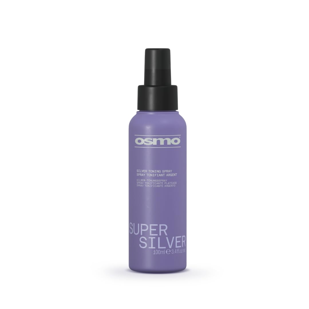 OSMO Super Silver Toning Spray | Violet Nourishing Leave-in Treatment | Blonde Toner | Vegan. 100ml.