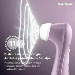 Satisfyer Pro 2 Vibrador Consolador | Estimulación Clitorial Silenciosa y Potente | Regalo de Juguete Sexual para Mujer | Juguete Sexual Erótico Extremo | Vibrador de Ondas de Presión con Vibraciones