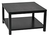 Ave Six MRG12SR1-BK AVE SIX OSP Furniture Merge Square Coffee Table, 30", Black