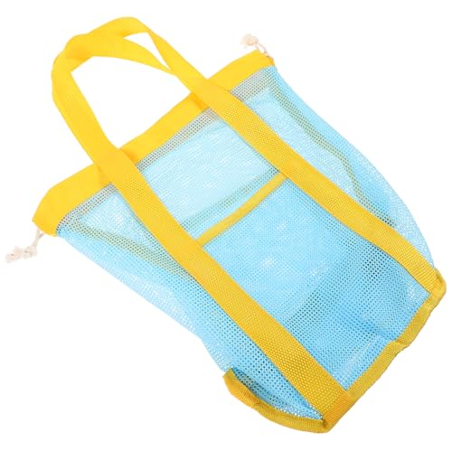 GALPADA Lovely Mesh Beach Bag for Boys and Girls Lightweight Toy Storage Pouch Design for Shells and Play Essentials for and