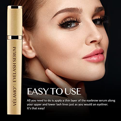 Eyelash Growth Serum and Eyebrow Enhancer Irritation Free Formula Guaranteed Results in 3-4 Weeks for Longer, Thicker, and Fuller Eyelashes