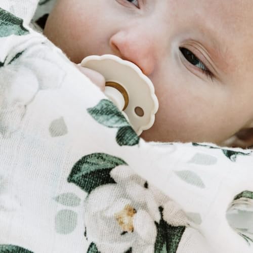 Image of Little Unicorn Muslin Swaddle Blanket for Newborns & Infants | Soft & Breathable Fabric | Baby Blanket for Swaddling, Nursing, Shower Gifts (Magnolia)