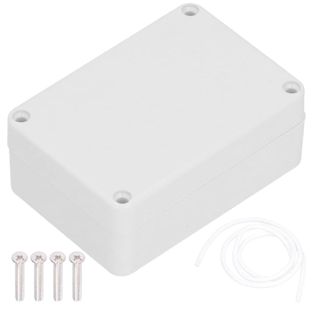MOUMOUTEN Power Junction Box, IP65 ABS All Weather Grey Electronics Enclosure for Indoor and Outdoor Electrical Project