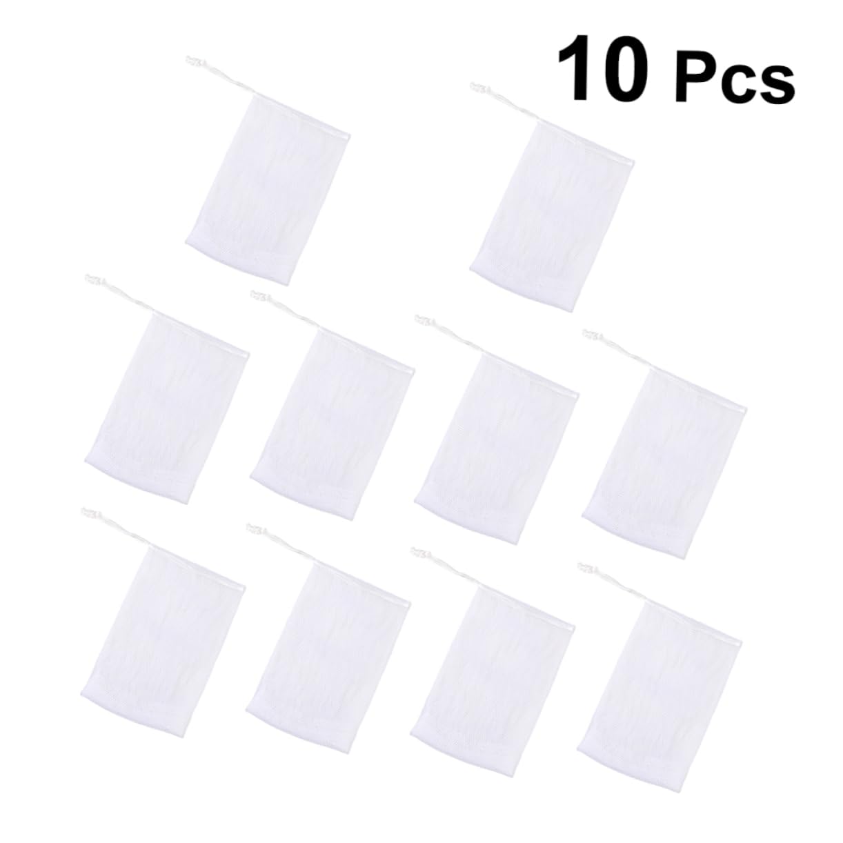 SMASOLO 10pcs Multi-purpose Foaming Soap for Bar Soap Foaming Net Sack Handmade Maker Net