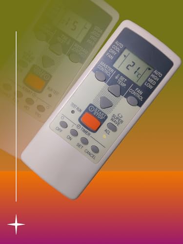 Image of Sanavya AC Remote Control - Compatible O General Window AC Remote Control AR-JE11 Super Wave - Compatible Replacement