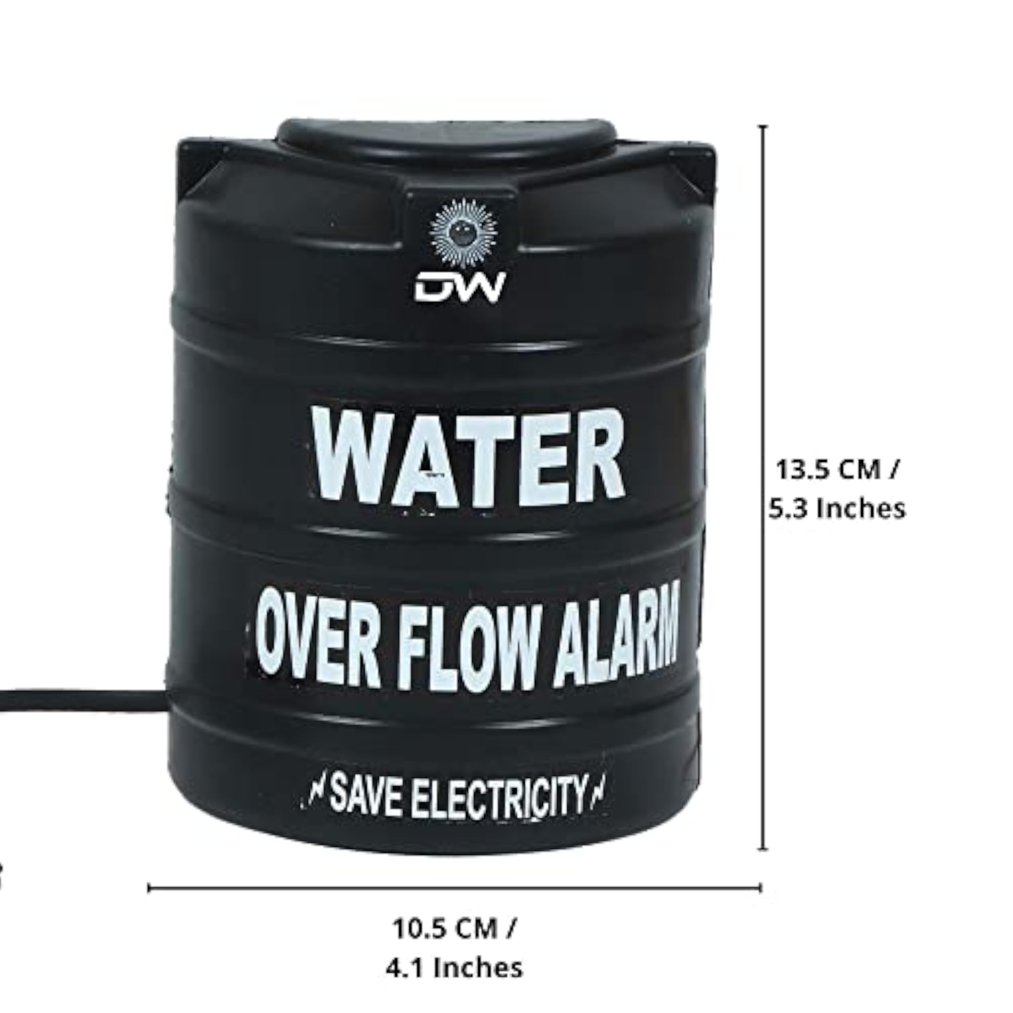 Water Tank Overflow Siren with Sensor and Voice Alert