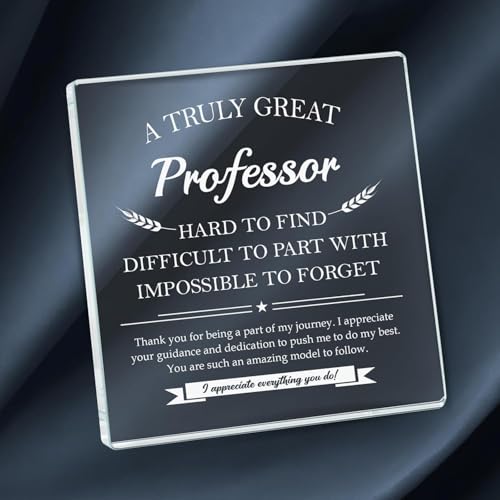 Image of Professor Gifts - Appreciation Thank You Gift for Professors, A Truly Great Professor Plaque Decor-Teacher's Day Gifts, Leaving Going Away Retirement Birthday Appreciation Gift for Professors