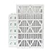 Glasfloss Industries ZLP16254 Z-Line Series ZL MERV 10 Pleated Filter, 6-Case