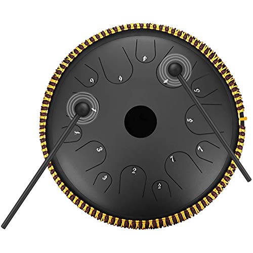 Steel Tongue Drum 14 pulgadas 14 notas C