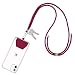 CE-Link para Llavero con Cordón con Cuerda Cadena de Teléfono Celular Universal de Movil con Colgante en el Cuello para iPhone/Samsung/Huawei/Xiaomi/Blackview/Moto/OnePlus/LG - Rojo