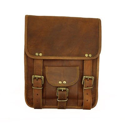 Anshika International Original Leather 13" Vintage Vertical Stylish Side Messenger Sling Bag for ipad Diary Mini Laptop (B072L5F6L9) Amazon Price History, Amazon Price Tracker