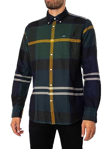 Barbour Dunoon Tailored Shirt Seaweed Tartan (as4, Alpha, l, Regular, Regular, L)