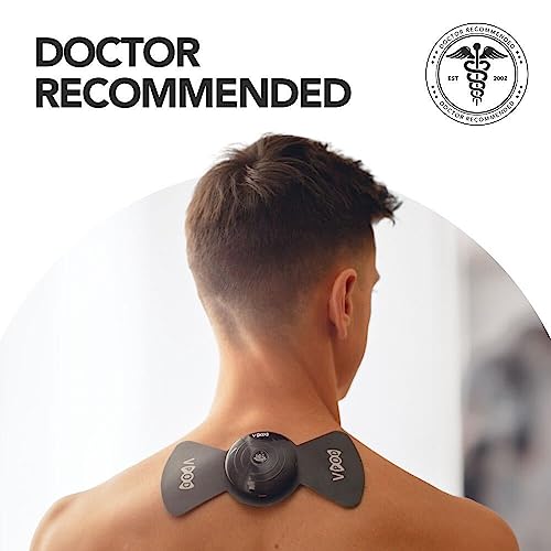 Vpod Wireless Tens Unit For Pain Relief - 24 Modes Electronic Muscle Stimulator Portable & Rechargeable (7 Piece Set, Black) #TOP4
