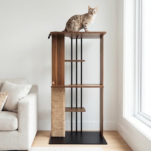 Torre para Gatos 4 Cats & Dogs Cali 24 x 18 x 47 pulgadas miniatura 1