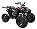 HHH Sporty 125E ATV 125cc ATV Quad for Youth Sports Utility Gas Power Sports ATV with Reverse Led Lights Big Tires 18/19 (Yellow)