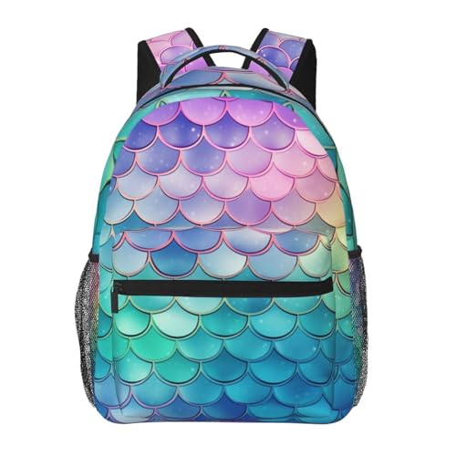 Sac à dos ordinateur portable sirène pour voyages et bureau décontracté