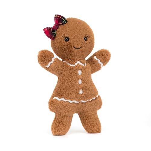 Jellycat Jolly Gingerbread Ruby Stuffed Toy, Original 7 inches -