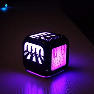 Réveil électronique 3D stéréo LED Veilleuse créative Beatles Abbey Road Réveil avec chargement USB pour cadeau d… - Les Beatles, Paul McCartney, John Lennon, RIngo Starr, George Harrison Réveil électronique 3D stéréo LED Veilleuse créative Beatles Abbey Road Réveil avec chargement USB pour cadeau d… – Image 5