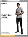 DKNY Bedford Slim Fit Jeans for Men - Tapered Leg Stretch Denim Pants, Classic 5-Pocket Styling | Mens Slim Fit Jeans Black Rinse