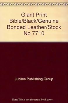 King James Version Handy Size Giant Print Bible Bonded Leather Black