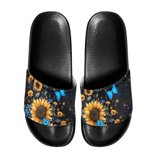 FOR U DESIGNS Sandals Women's Slippers Slides Summer House Shoes Indoor Outdoor Beach Hotel Anti-Skid Slippers