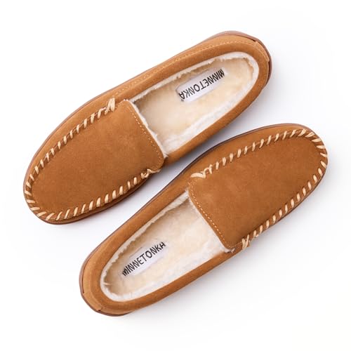 Image of Minnetonka Men's Pile Lined Hardsole Slipper