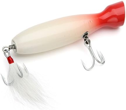 Gibbs Lures Polaris Popper Red Head 6.5" 3 1/2oz