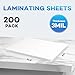 FURWEY 200 Pack Laminating Sheets, 3 mil, 8.9