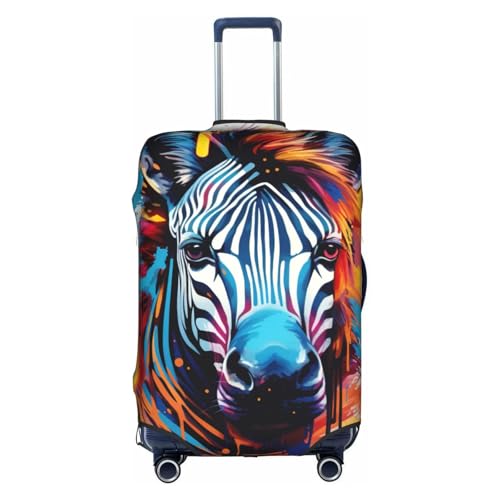 Housse de valise zèbre abstrait pour voyager avec style et confort