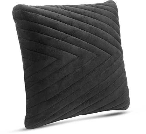 Image of Auto Hub Memory Foam Backrest Support Cushion and Headrest Neck Rest for Car, Office (Pack of 4, Black)