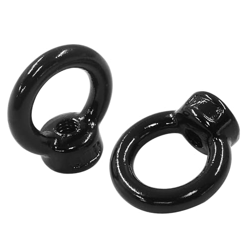 Image of Hordion 6PCS M6 Eye Nuts, Stainless Steel Lifting Eye Nut Fastener | Ring Shape EyeNut