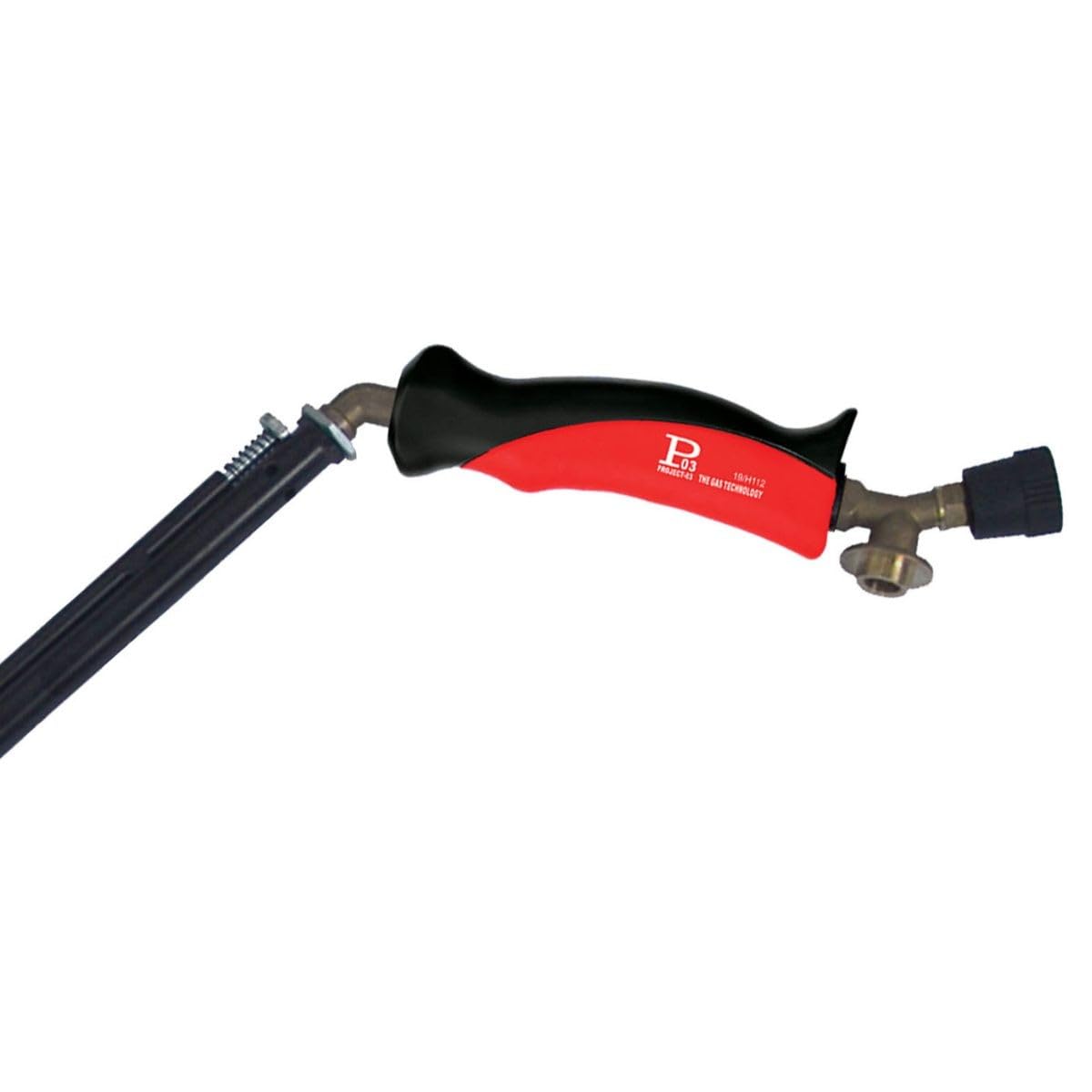 INTEC - Désherbeur Thermique Gaz 1100W Piezo + 4 Cartouches gaz Vissables Butane/Propane - Chalumeau gaz sans fil - Bruleur Mauvaises Herbes, Allumage Barbecue, Poêle à bois