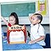 SUPVOX Shadow Puppet Theater Stage for Kids Storytelling Props for Kindergarten Portable Play Set for Family Shows and Creative Activities