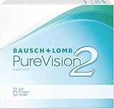 PureVision 2 BAUSCH + LOMB lentillas mensuales esféricas, 6 unidades / 8.6 BC / 14.00 DIA / -05,50