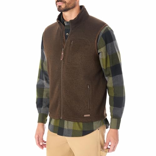 Smith's Workwear Men's Sherpa-Lined Sweater Fleece Vest2
