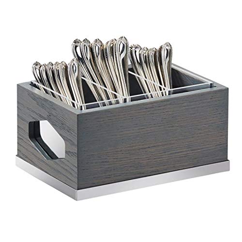 3 Section Silverware Holder by CAL-MIL – plastic, Model 3811-83